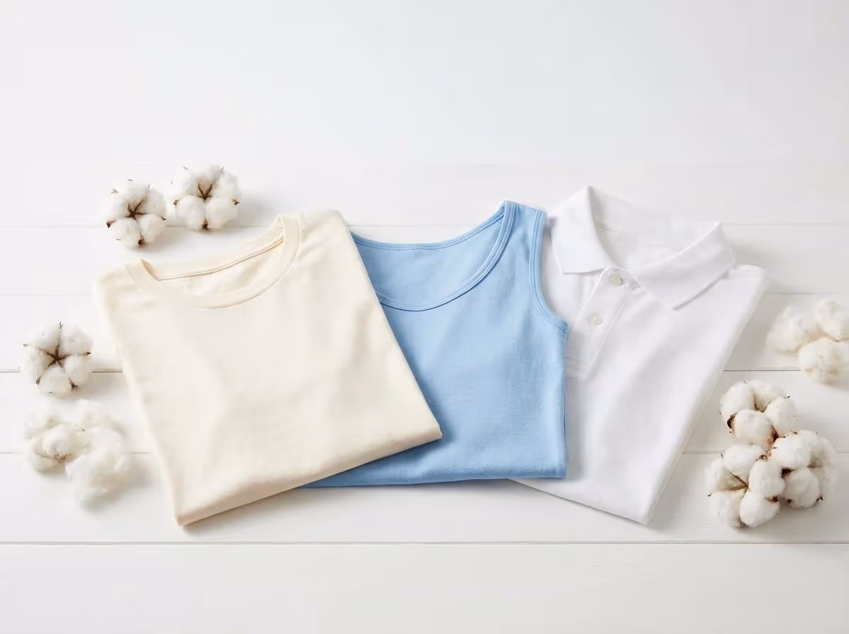 Low-MOQ t-shirt, tank and polo manufacturer — combed cotton tees, 140–220 GSM